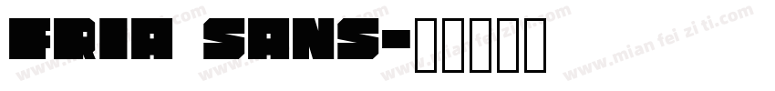 fria sans字体转换